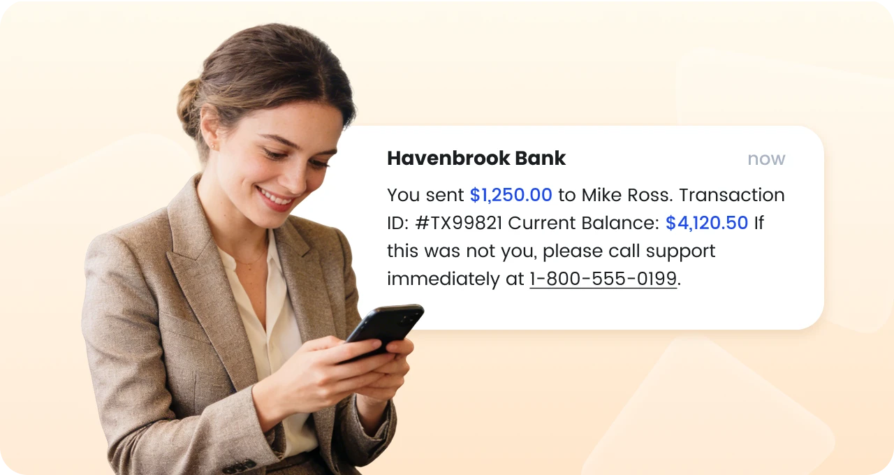 Instant Alerts for Time-Critical Transactions